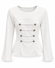 Blusa  con Detalles Metálicos