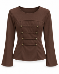 Blusa  con Detalles Metálicos